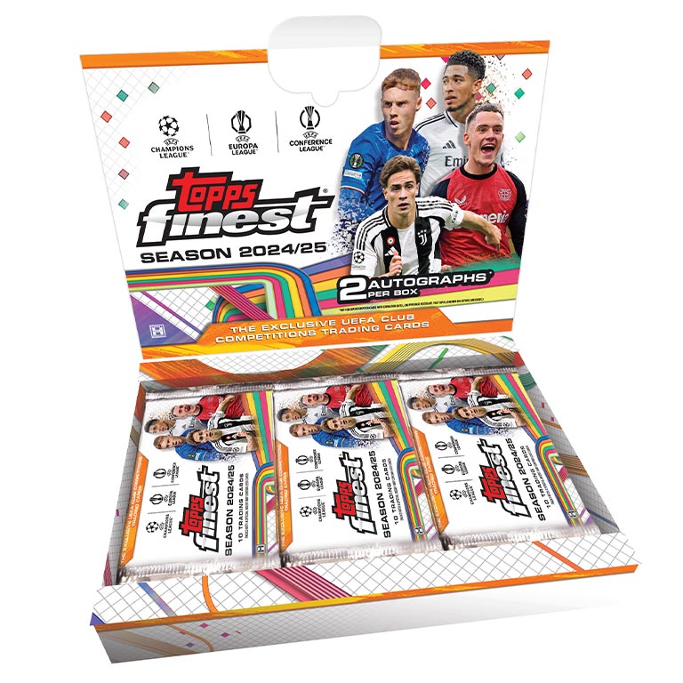2024-25 TOPPS Finest UEFA Club Competitions Hobby Box