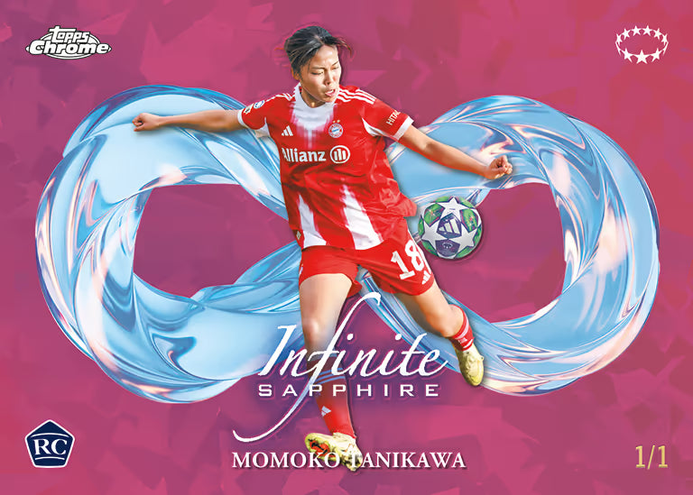 2025-26 TOPPS Chrome Sapphire Edition UEFA Women's Champions League Hobby Box