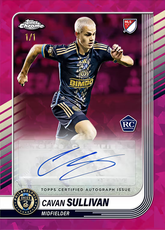 2025 TOPPS Chrome Sapphire Edition Major League Soccer Cards Hobby Box