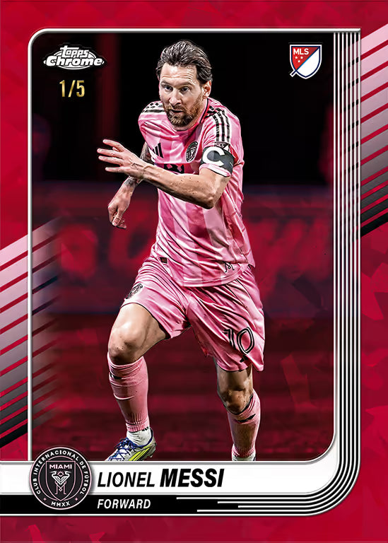 2025 TOPPS Chrome Sapphire Edition Major League Soccer Cards Hobby Box