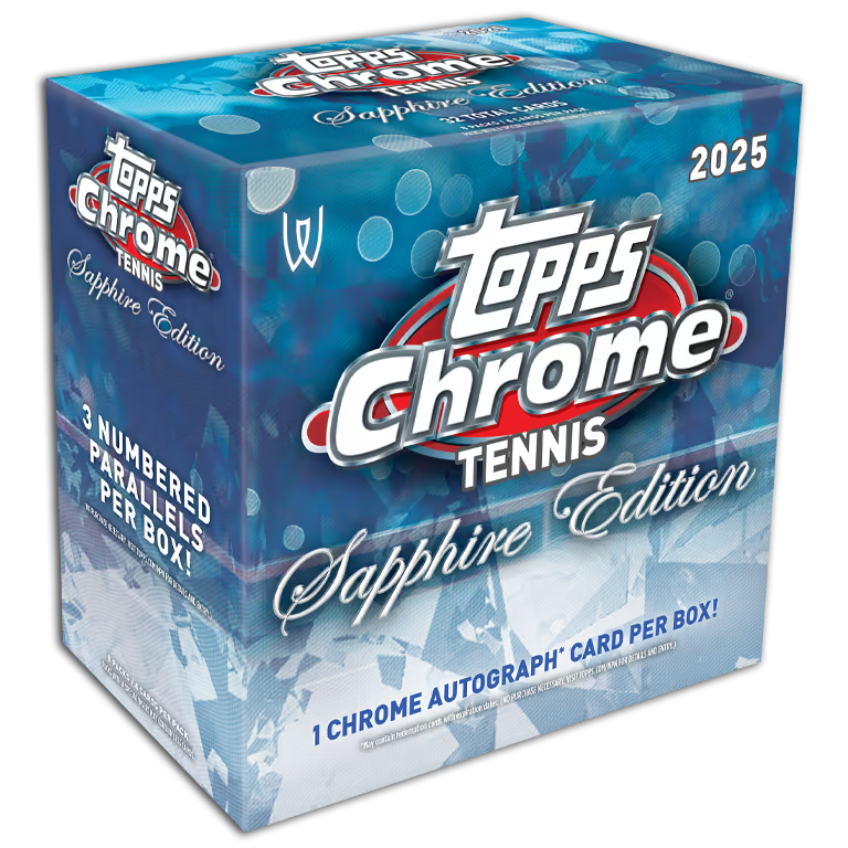 Topps Chrome Sapphire Edition Tennis Hobby Box 2025