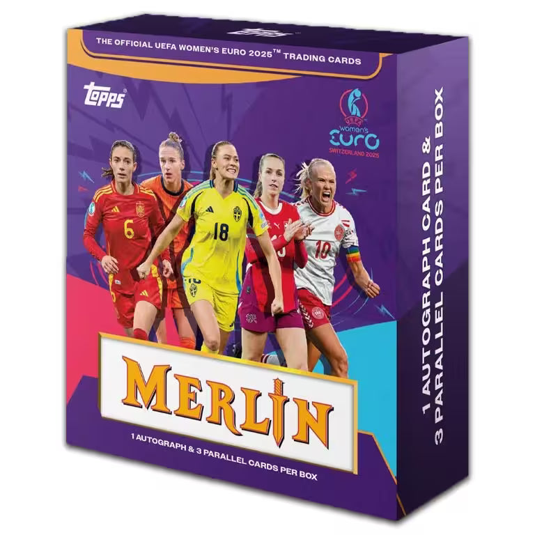 (3Box) 2025 TOPPS Merlin UEFA Women’s Euro Soccer Cards Box RTB #1