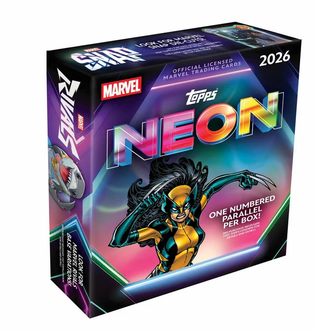 Topps 2026 Marvel Neon Mega Box