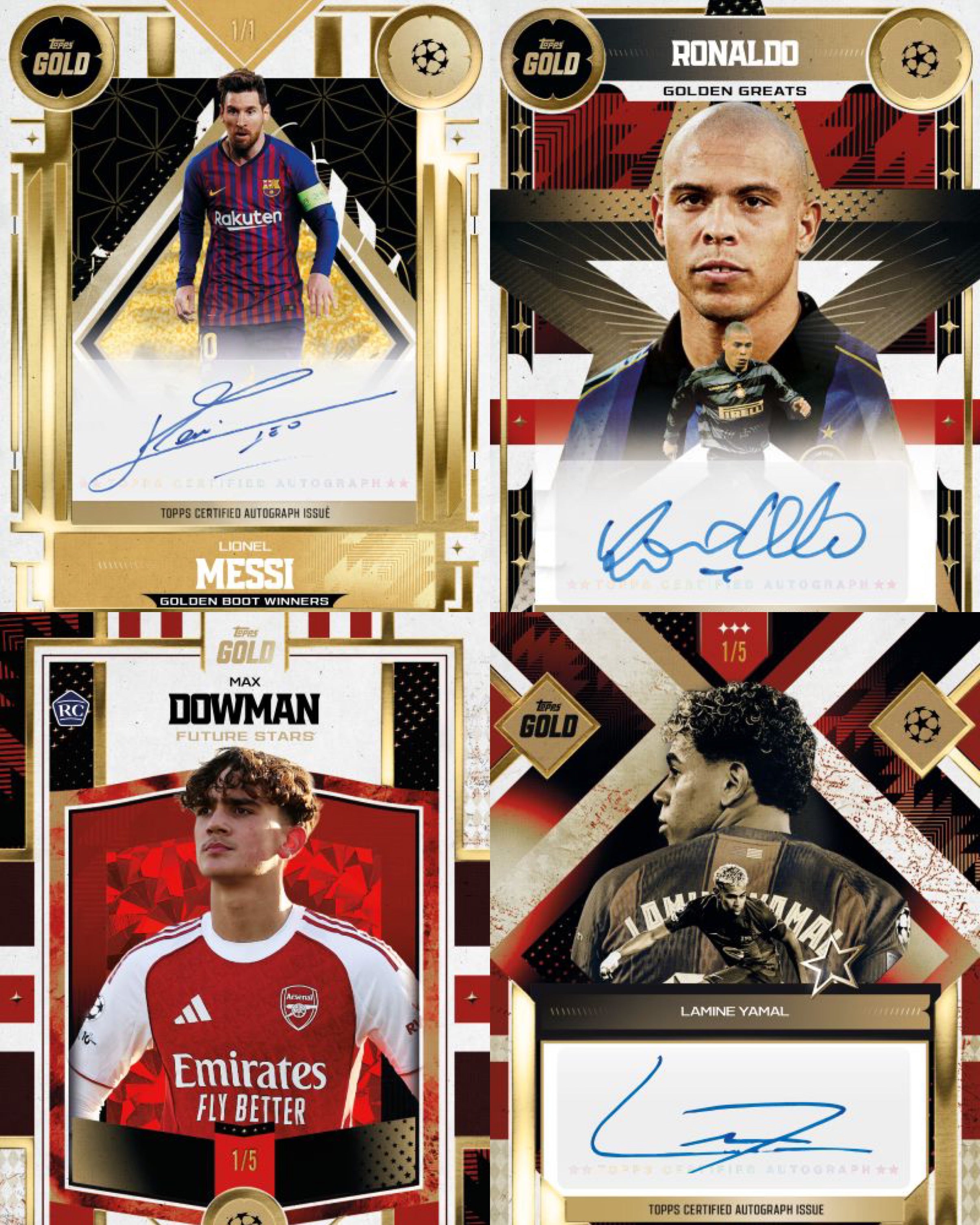 2025-26 Topps Gold UEFA Club Competitions