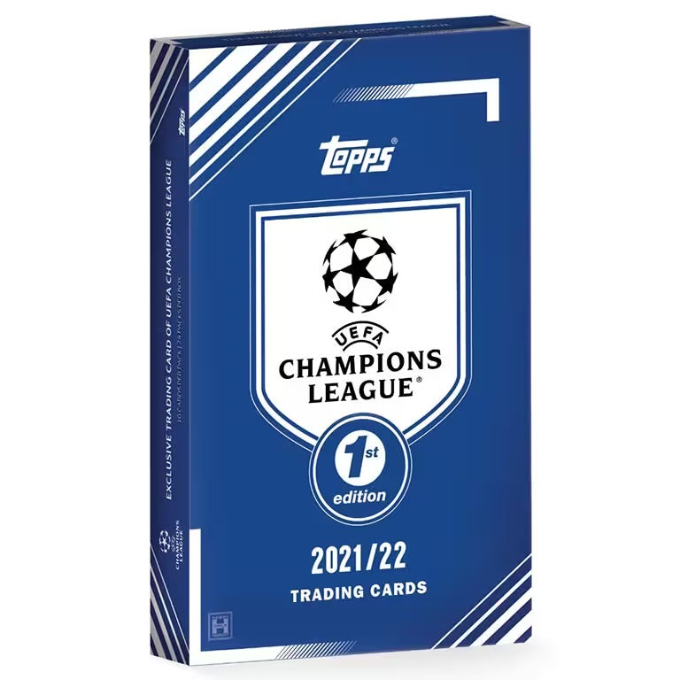 EINZELPACK 2021-22 TOPPS UEFA CHAMPIONS LEAGUE SOCCER – 1ST EDITION EXCLUSIVE (Max. nummeriert /30)
