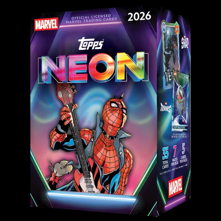 Topps 2026 Marvel Neon Value Box
