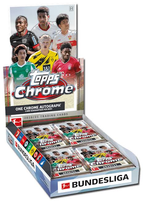 2020-21 TOPPS CHROME BUNDESLIGA HOBBY BOX