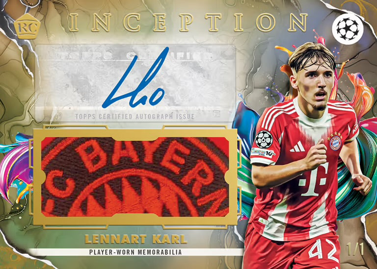 PYT#1 FULL CASE - 2025-26 TOPPS INCEPTION UCC