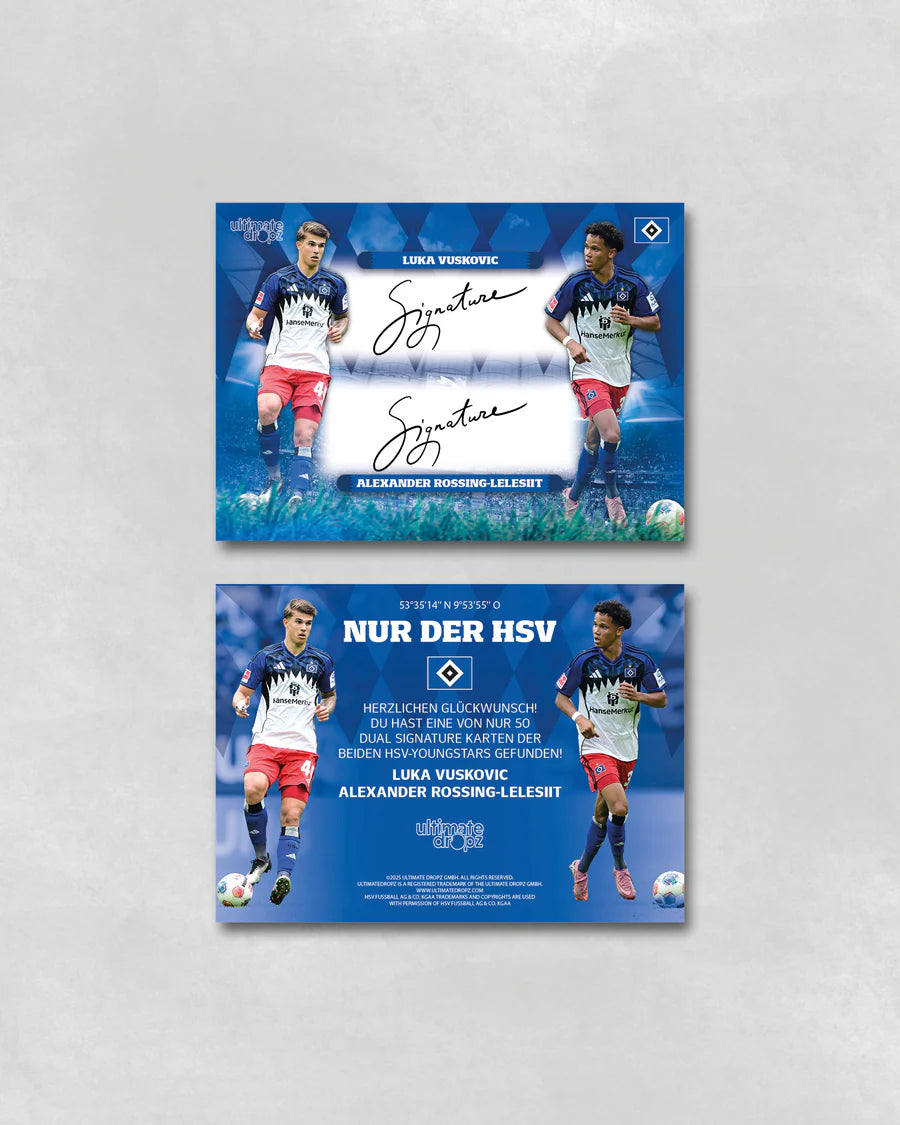 Hamburger SV Trading Card Box - Nur der HSV Ultimate Dropz