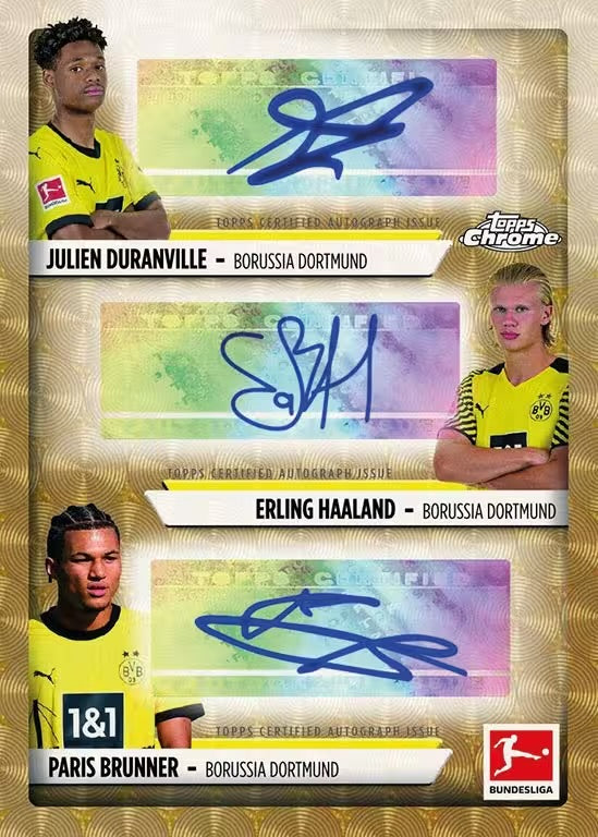 2023-24 TOPPS Chrome Bundesliga Soccer Hobby Box