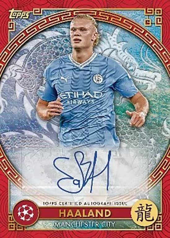 2023-24 TOPPS Jade Edition UEFA Club Competitions Hobby Box