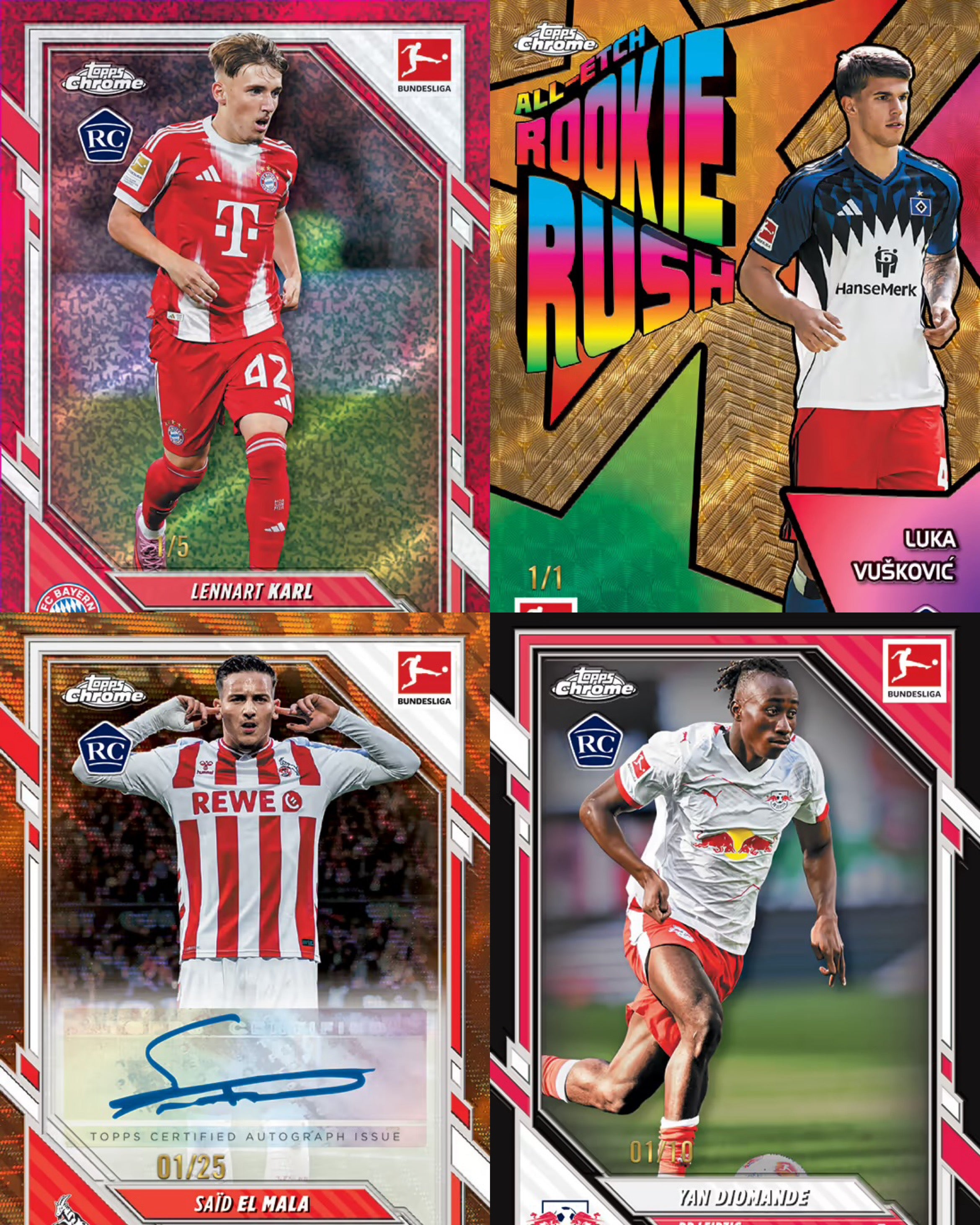 PYT #7- 16 Boxen MIXER 2025-26 Topps Chrome Bundesliga Hobby x Value (Wave 2)