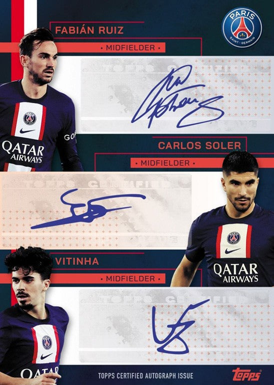 2022-23 TOPPS Paris-Saint Germain Official Team Set Box