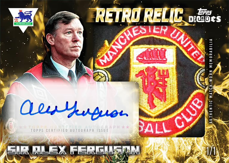 2025 Topps Decades Premier League – 90’s Edition Box