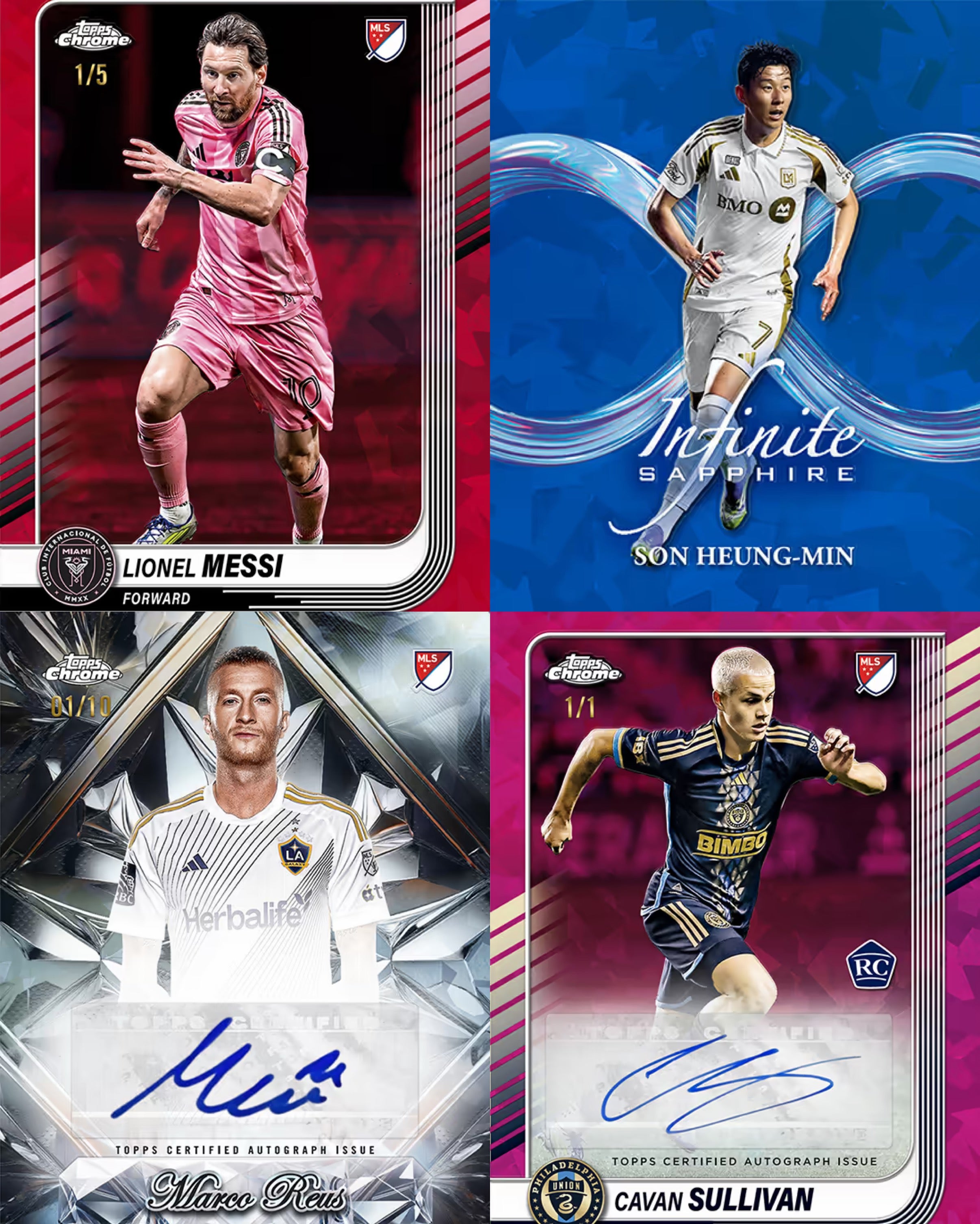 RTB #2 - 2025-26 TOPPS SAPPHIRE Chrome Major League Soccer - MESSI COMMUNAL