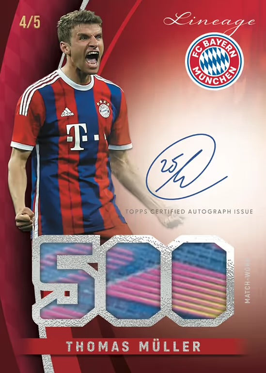PYP#1 - FULL CASE - 2025-26 TOPPS LINEAGE FC BAYERN MÜNCHEN