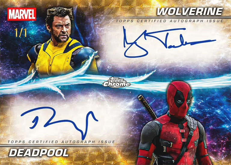 2025 TOPPS Chrome Marvel Studios Trading Cards Value Box