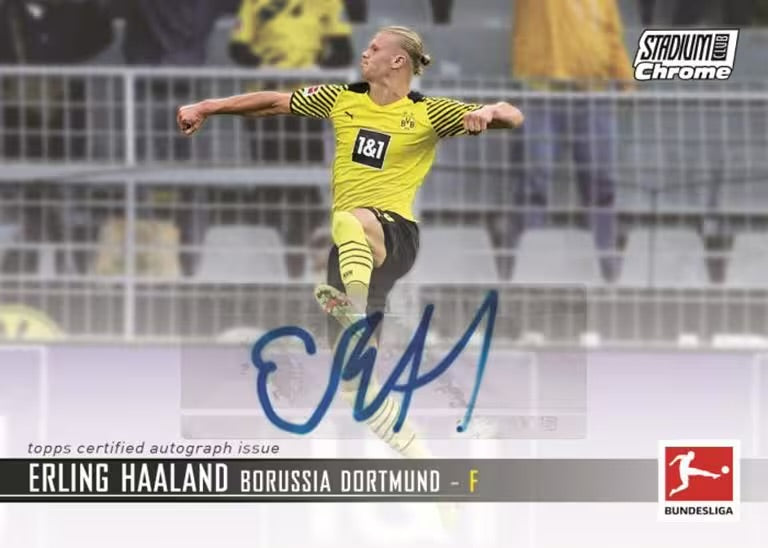 2021-22 TOPPS Stadium Club Chrome Bundesliga Soccer Hobby Box