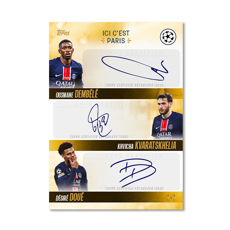 Topps 2025 PSG Champions d'Europe Hobby Box