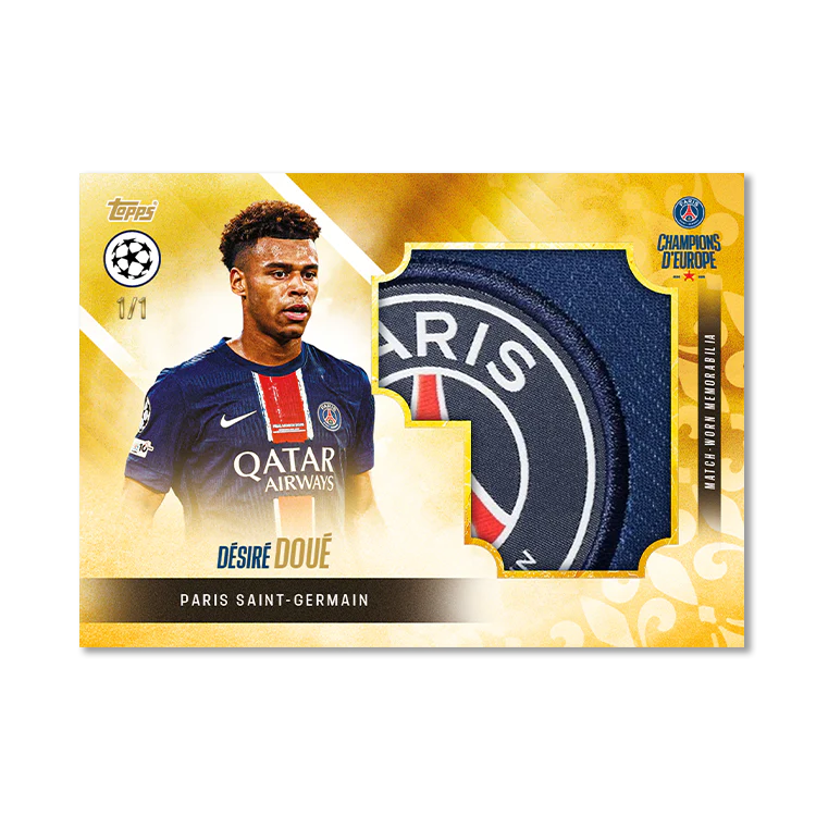 Topps 2025 PSG Champions d'Europe Hobby Box