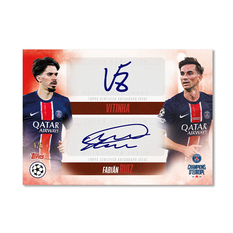 Topps 2025 PSG Champions d'Europe Hobby Box