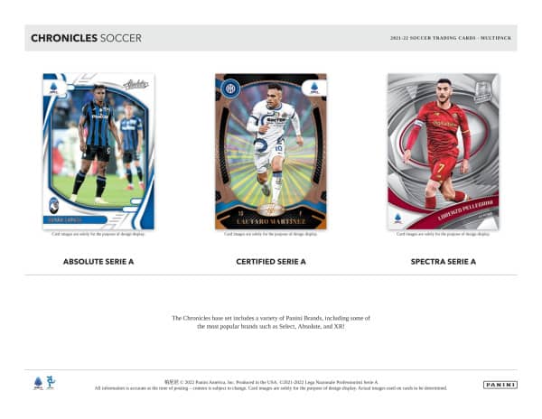 2021/22 Panini CHRONICLES Multi Pack - La Liga, Premier League & Serie A