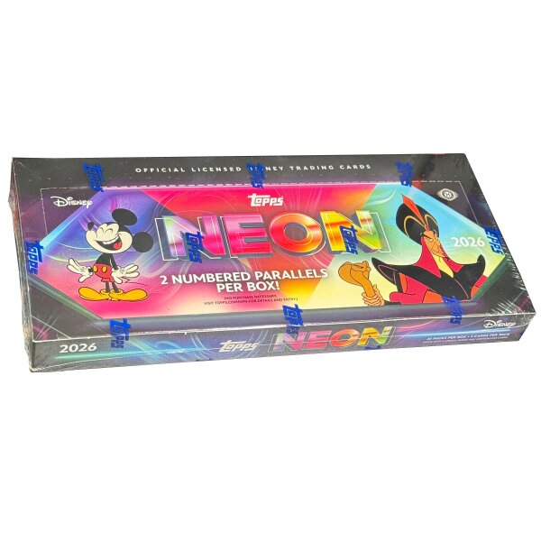 Topps 2026 Disney Neon Hobby Box