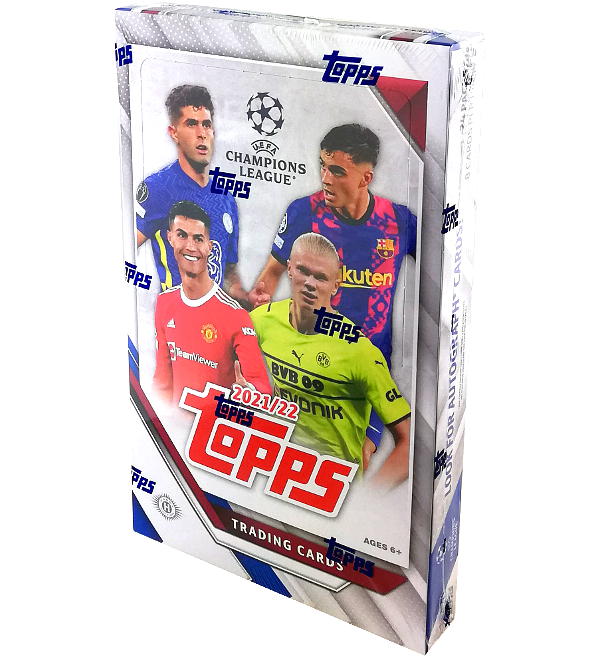 2021-22 TOPPS UEFA Champions League Soccer Flagship Hobby Box