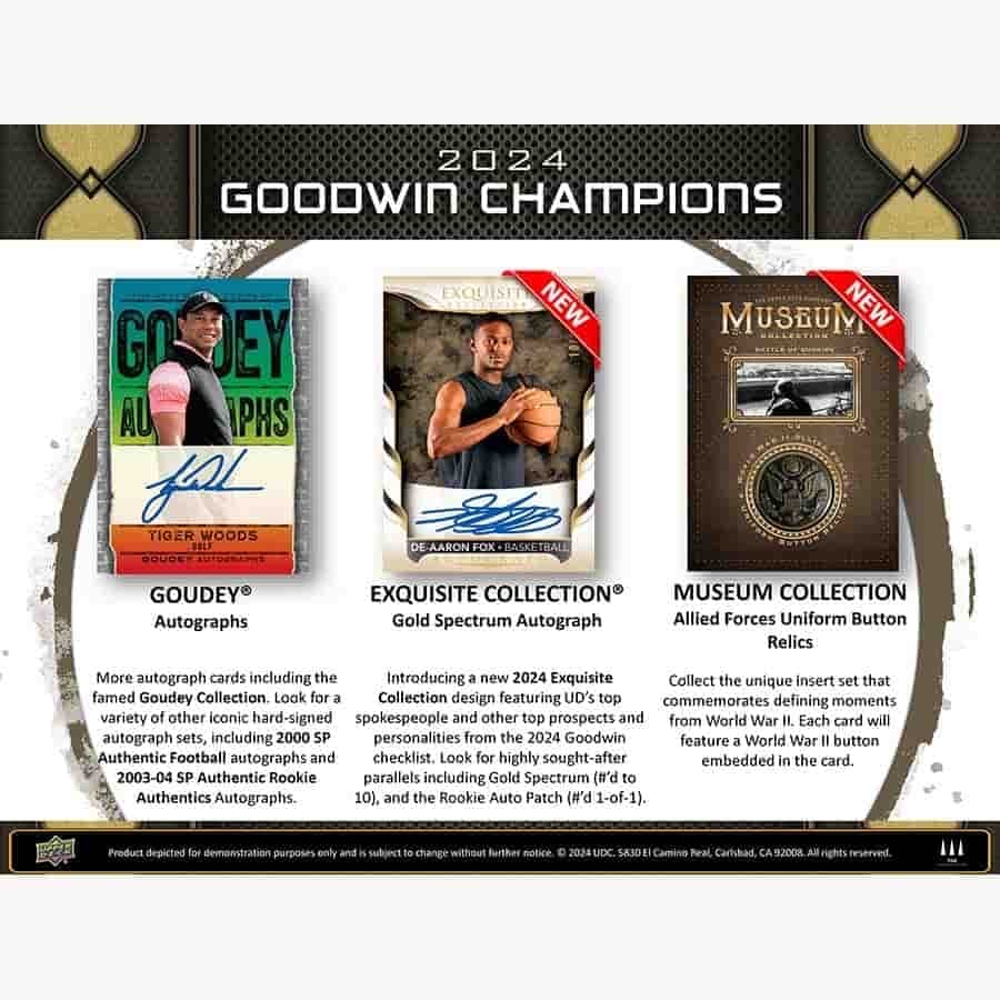 Upper Deck Goodwin Champions 24 Hobby Box